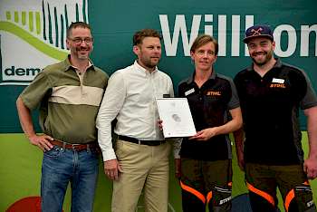 Silbermedaille für Stihl