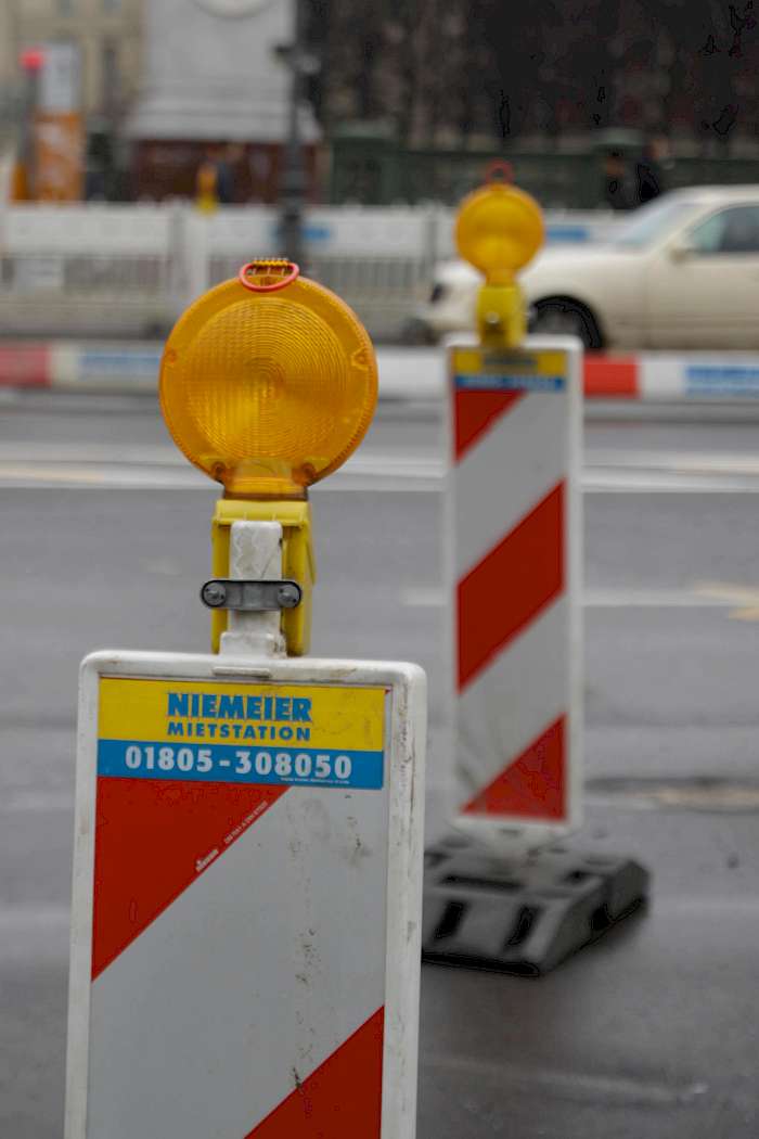 Verkehrssicherung mit Baaken