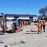 Fundament wird verschraubt