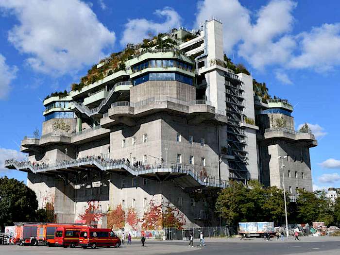 begrüntes Gebäude